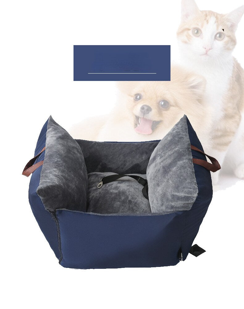 Acheter 3 en 1 siège auto pour chien sac de transport pour animaux de  compagnie siège d'appoint pour chiot lavable pratique pour sièges avant et  arrière siège d'auto pour chat avec harnais